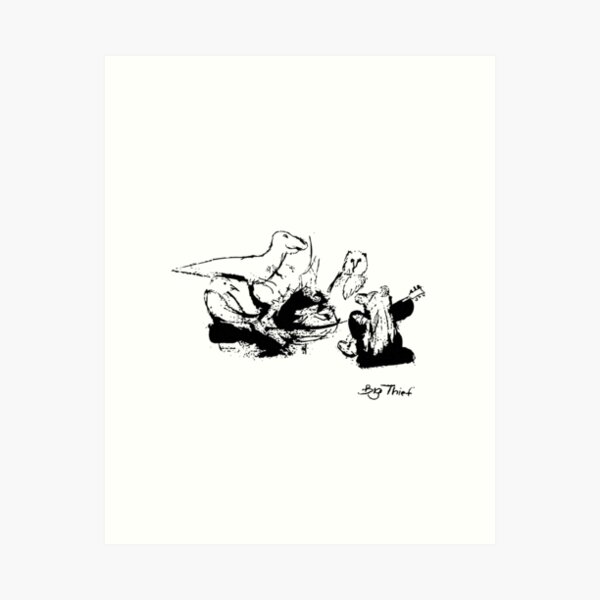 Big Thief Merch Dragon New Warm Mountain I Believe In You Art Print