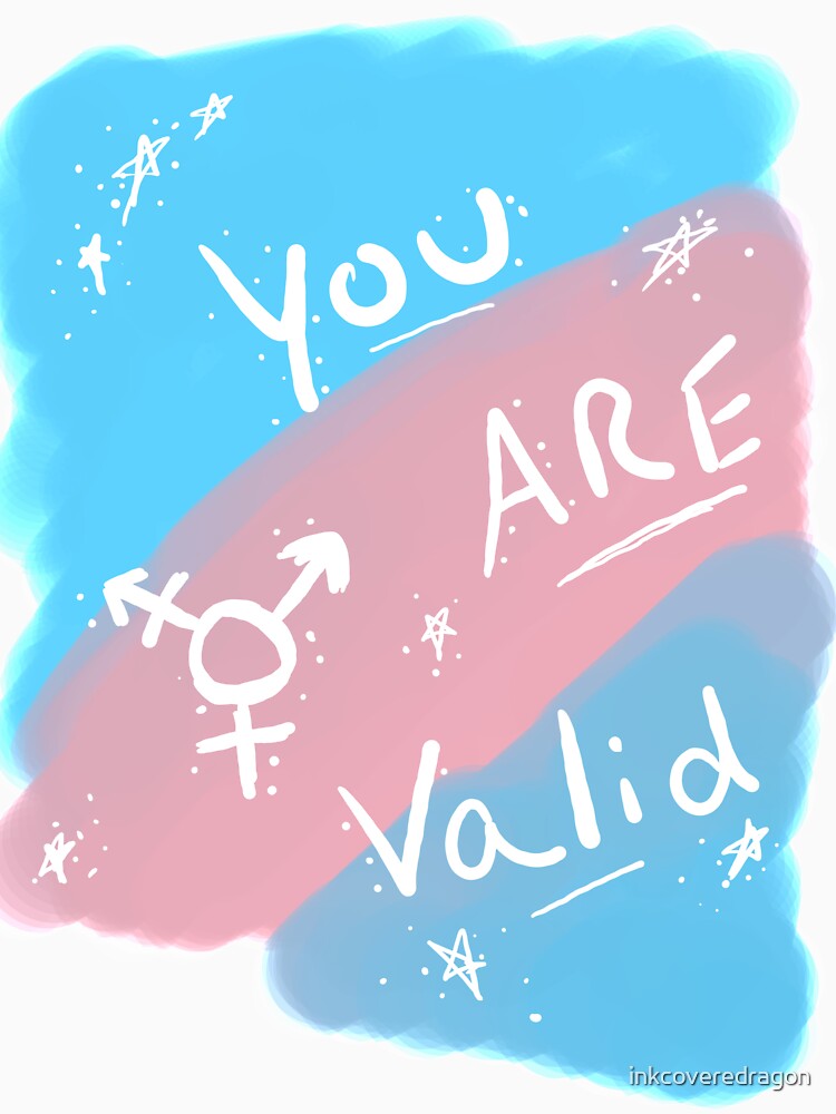 you-are-valid-t-shirt-by-inkcoveredragon-redbubble-trans-t-shirts-lgbt-t-shirts