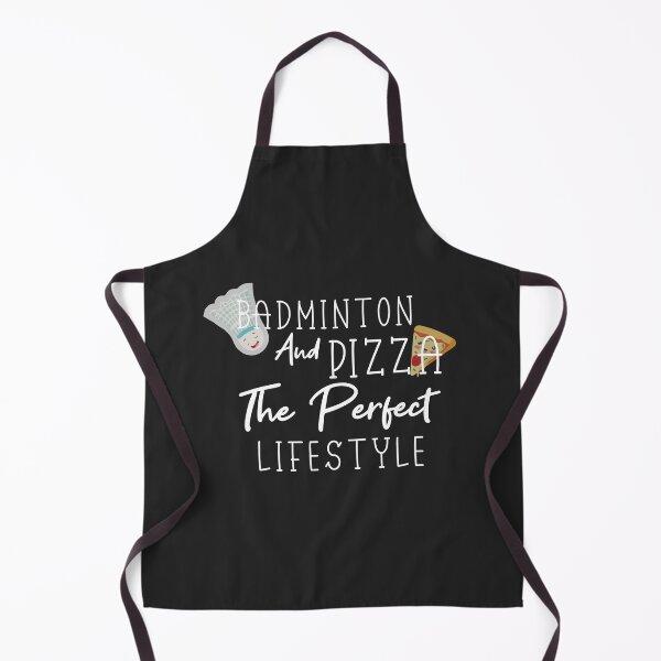 Item preview, Funny Badminton and Pizza the perfect lifestyle designed and sold by Mer Yem.