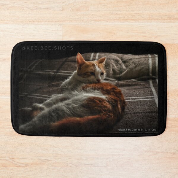 Item preview, Cat under warm light on a blanket  designed and sold by kee-bee-shots.