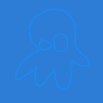 Artwork thumbnail, Badly drawn octopus by Trish Khoo