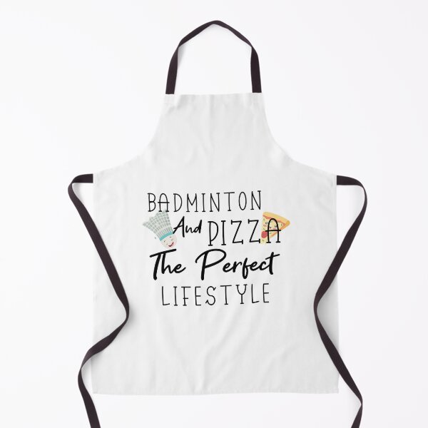 Item preview, Funny Badminton and Pizza the perfect lifestyle designed and sold by Mer Yem.