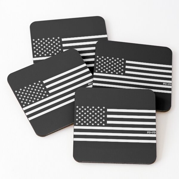 Item preview, Black & White American Flag designed and sold by PDFD.