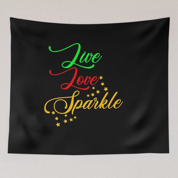 Artikelvorschau, Live Love Sparkle entworfen und verkauft von DZ-Merch.