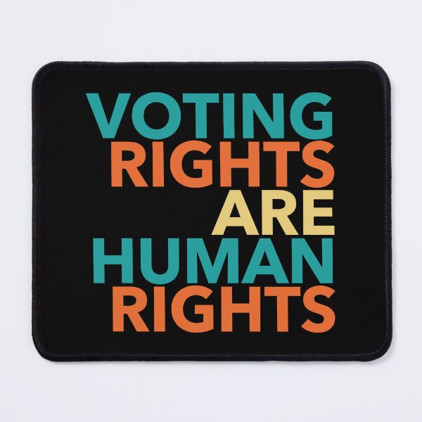 Item preview, Voting Rights are Human Rights (muted 1.0) designed and sold by Thelittlelord.