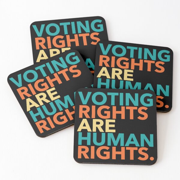 Item preview, Voting Rights are Human Rights (muted 2.0) designed and sold by Thelittlelord.