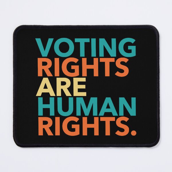 Item preview, Voting Rights are Human Rights (muted 2.0) designed and sold by Thelittlelord.