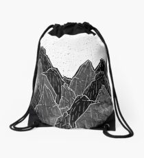 Dark moon mounts Drawstring Bag