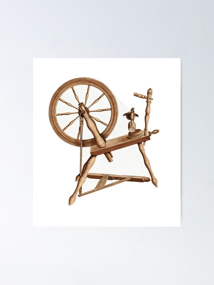 Antique Spinning Wheel 