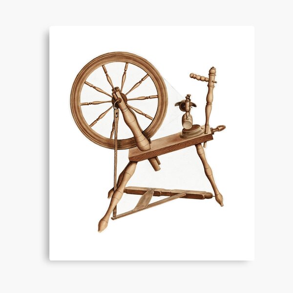 Vintage popular spinning wheel