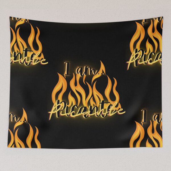 Item preview, Soy Picante de negro, Brasas resplandecientes, Calor y especias, Soy Caliente, Español, Español designed and sold by BeatyinChaos.