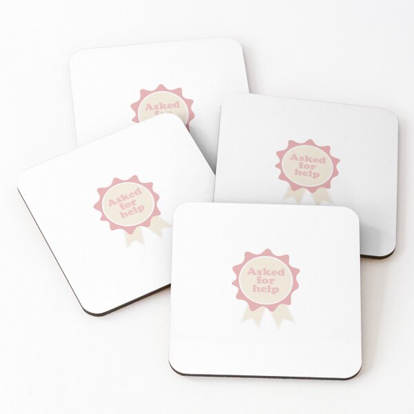 Item preview, Asked for help badge designed and sold by Gwendesigns.