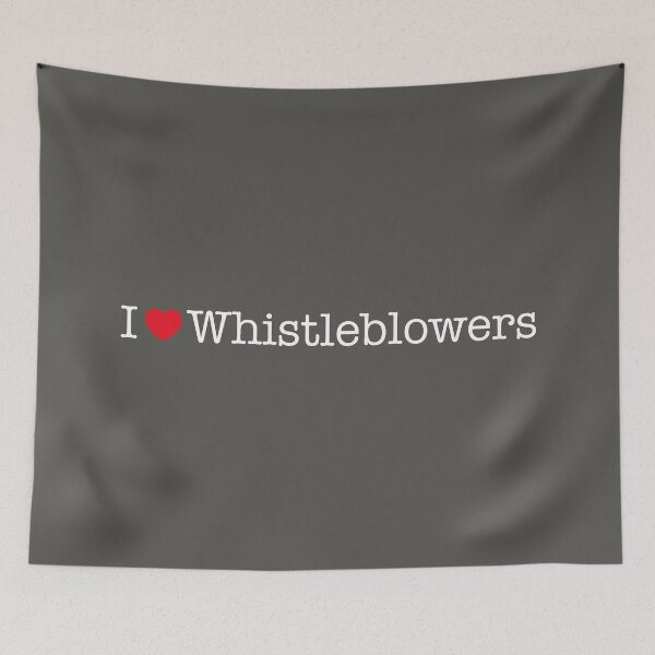 Artikelvorschau, Ich liebe Whistleblower entworfen und verkauft von Normandie Rainwater.