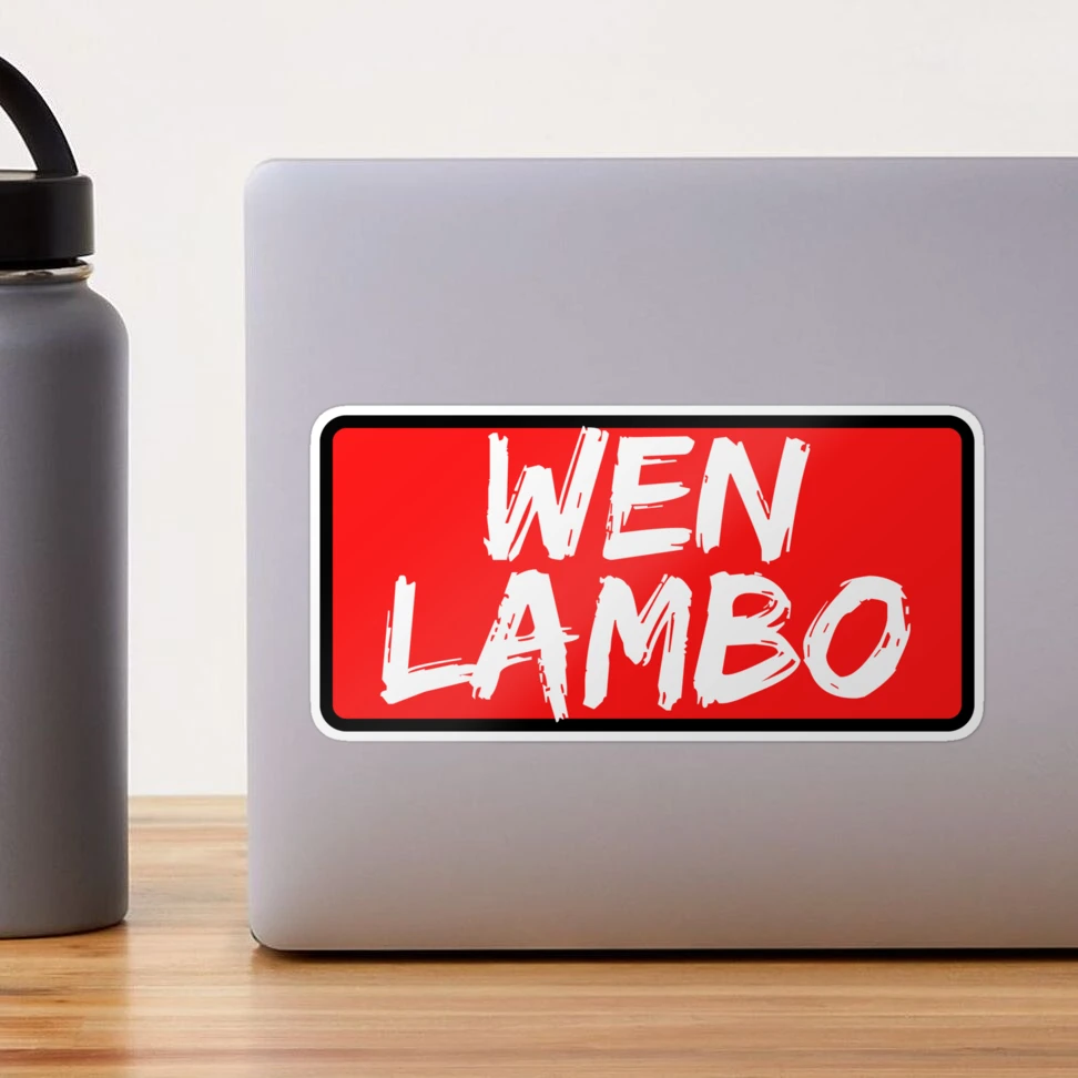 Wen Lambo - Funny Crypto/NFTs Quote. NFT Humor, Crypto Meme 