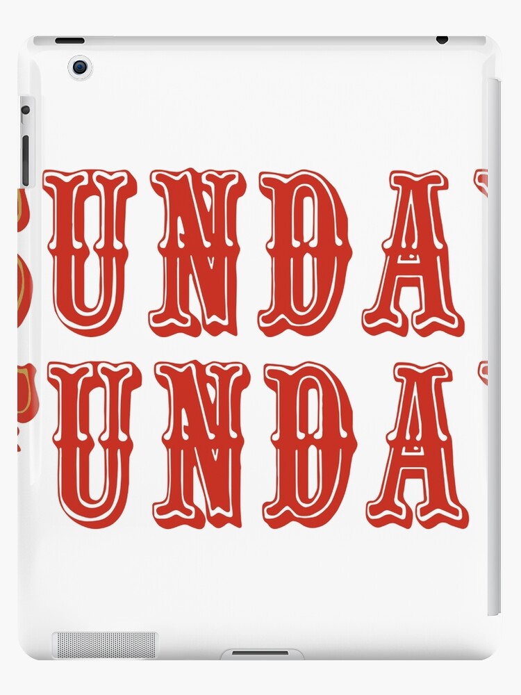 49ers Sunday Funday' iPad Case & Skin for Sale by the-rtist