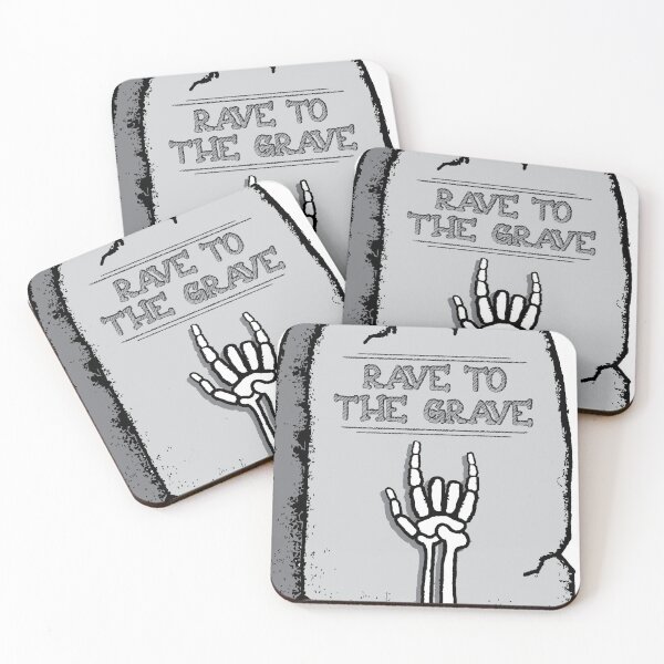 Item preview, RAVE TO THE GRAVE designed and sold by ajmatos.