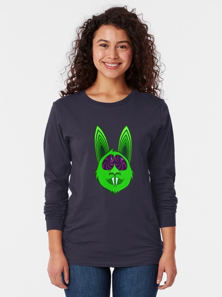 Alternate view of Green Hypno Bat Long Sleeve T-Shirt