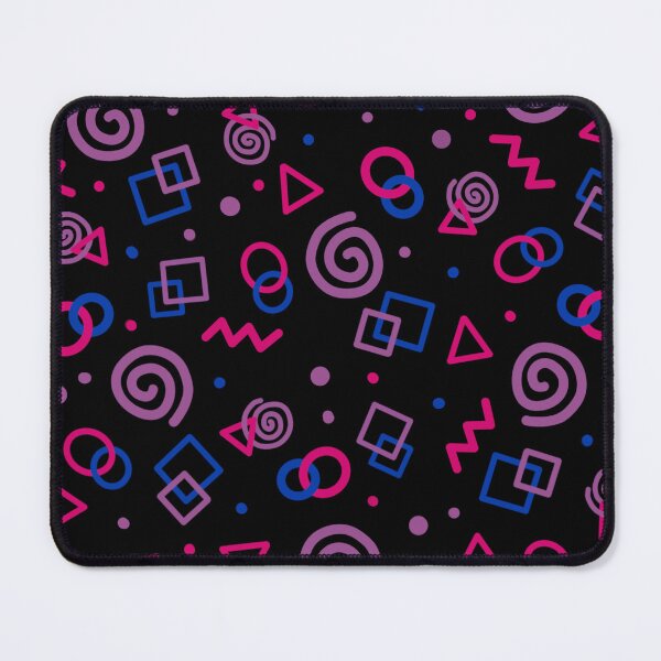 Vista previa del artículo con la obra «Diseño de alfombra arcade bisexual», diseñado y vendido por calyshine.