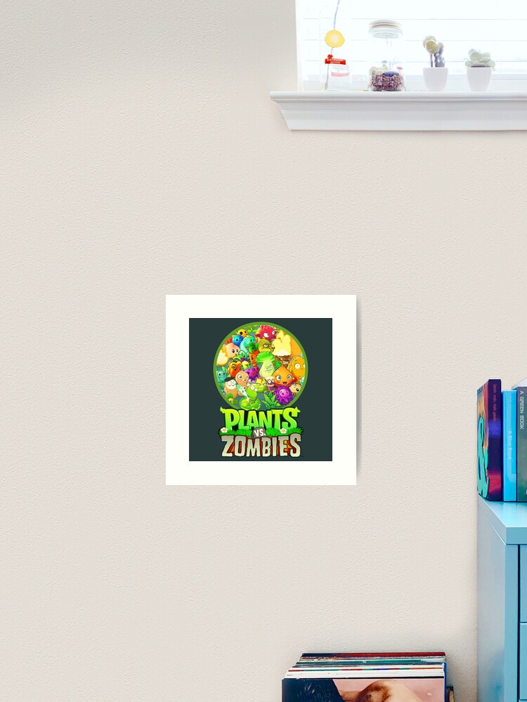 Characters plants vs zombies Heroes, zombie, battle for the neighborhood,  gifts, birthday,kids backpacks for school, Poster by Mycutedesings-1