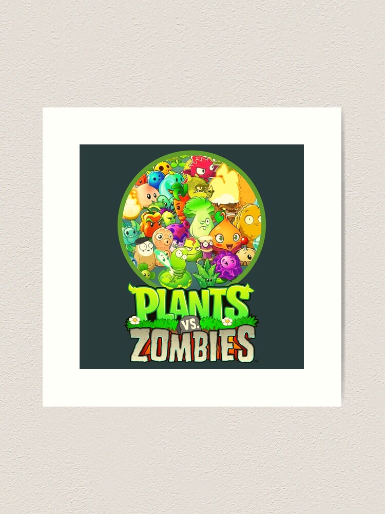 Characters plants vs zombies Heroes, zombie, battle for the neighborhood,  gifts, birthday,kids backpacks for school, Poster by Mycutedesings-1