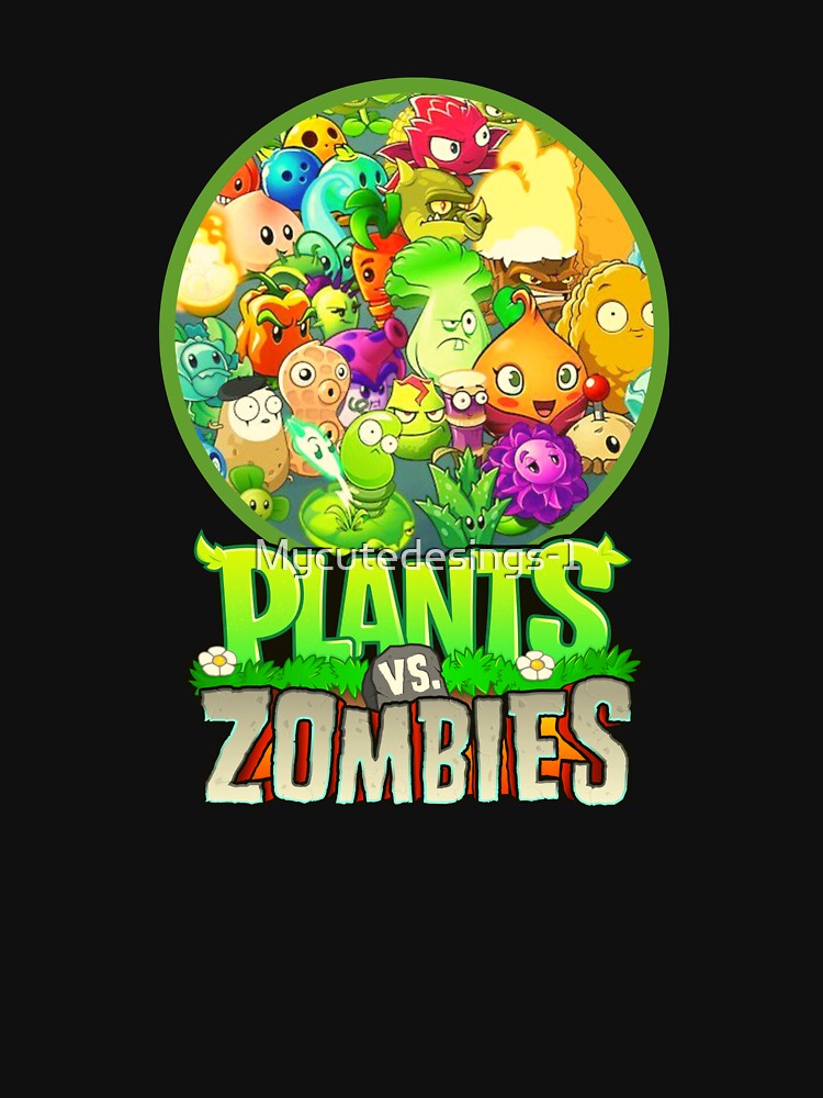 Characters plants vs zombies Heroes, zombie, battle for the neighborhood,  gifts, birthday,kids backpacks for school, Poster by Mycutedesings-1