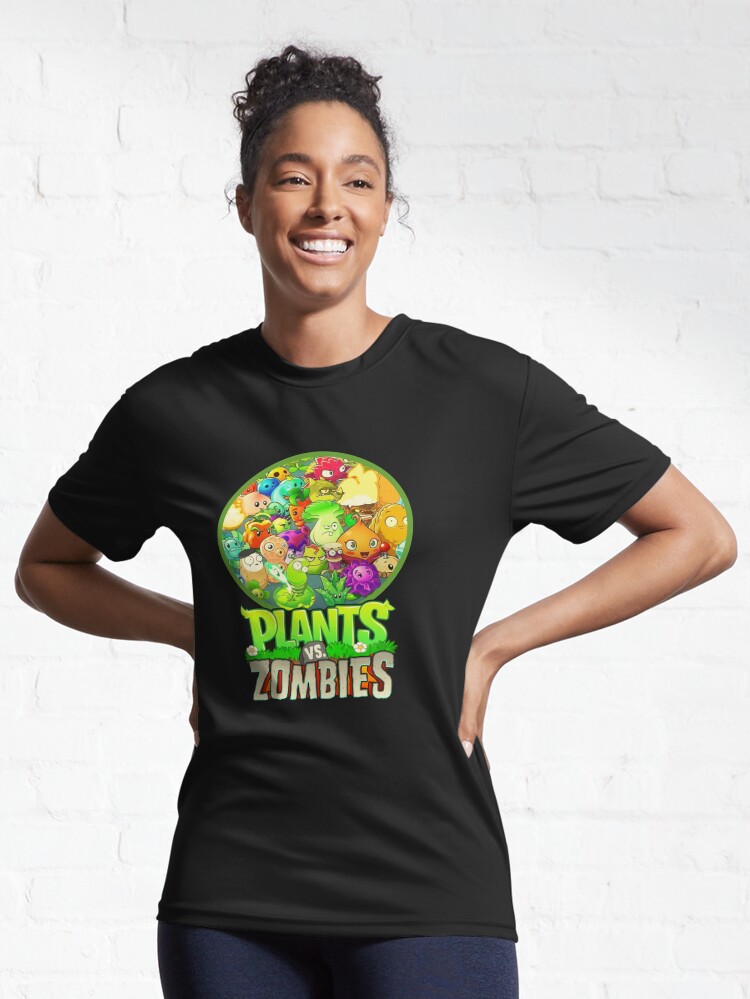Characters plants vs zombies Heroes, zombie, battle for the neighborhood,  gifts, birthday,kids backpacks for school, Kids T-Shirt by Mycutedesings-1