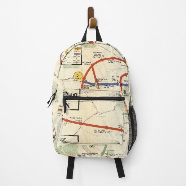 Item preview, London Undergound Map - Railways, 1911 designed and sold by nextstepdesigns.