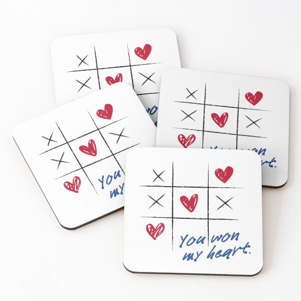 Item preview, Tic Tac Toe Valentine's Day - Show your love with a fun game - You won my heart designed and sold by H Jonas.