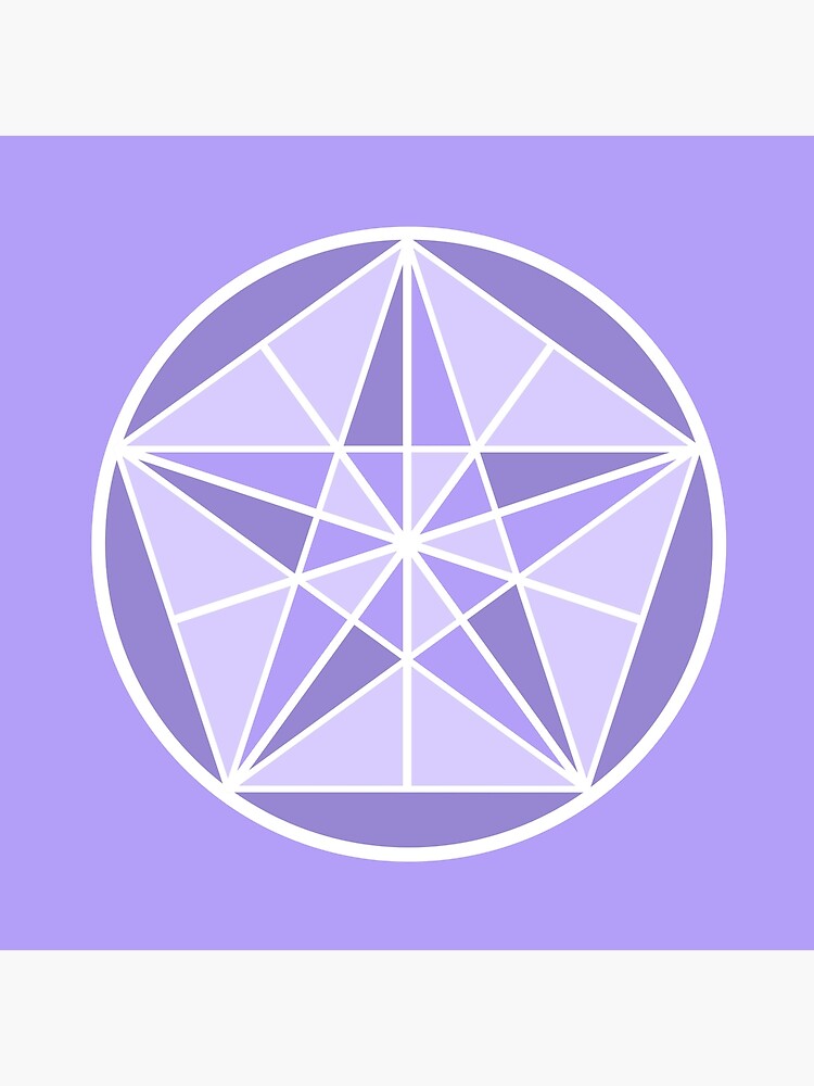 Thumbnail 4 of 4, Pillow, Purple Crystal Star designed and sold by Crystal-Star.