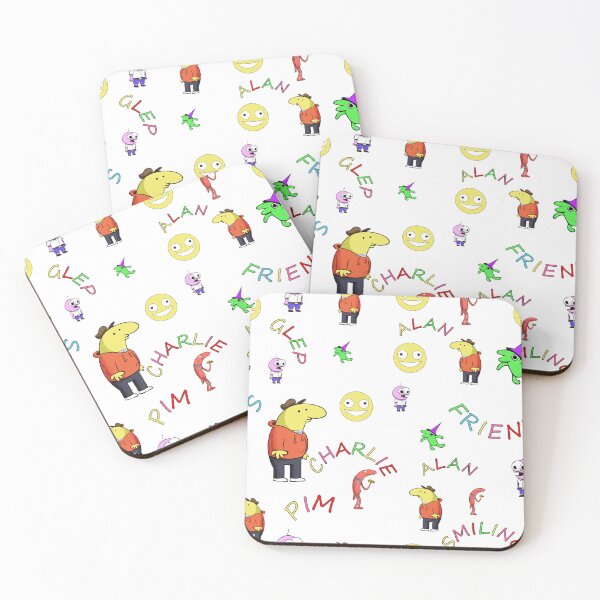 Item preview, Smiling Friends Characters Pattern  designed and sold by Funky Feline.
