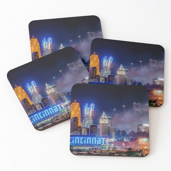 Item preview, 2019 WEBN Fireworks Cincinnati Ohio Skyline designed and sold by DaveFilm.