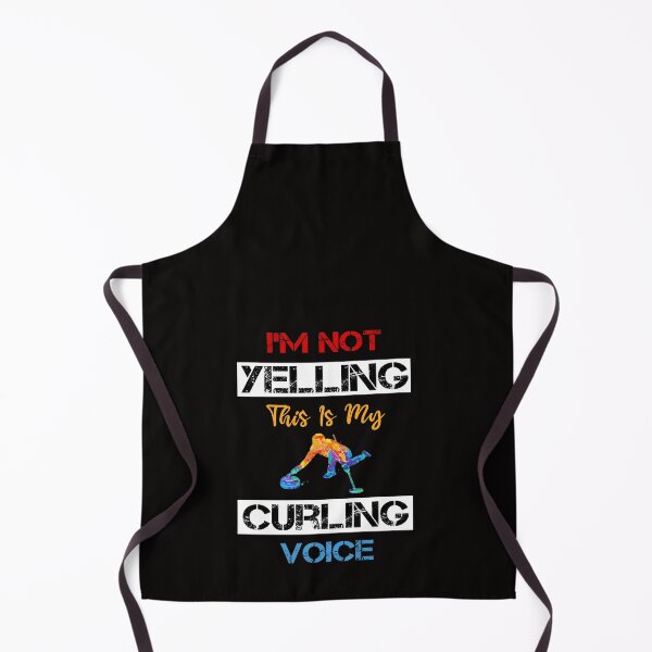 Item preview, I'm Not Yelling This Is My Curling Voice designed and sold by rachidhaz.