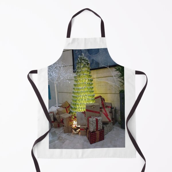 Item preview, Christmas tree made from wine bottles designed and sold by Kirsten Covington.