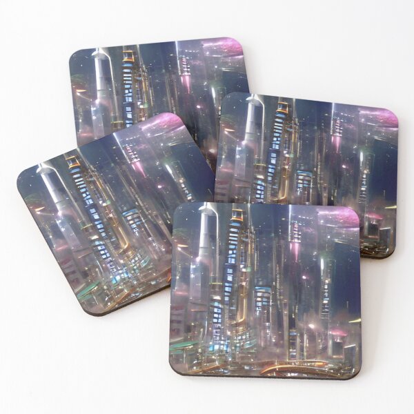 Item preview, Futuristic City In Space designed and sold by banjoe47.
