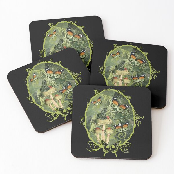 Item preview, Vintage Magic Frog on a Mushroom designed and sold by FlutteringWings.