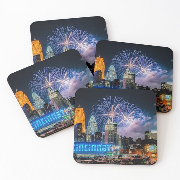 Item preview, 2019 WEBN Fireworks Cincinnati Ohio Skyline Photograph designed and sold by DaveFilm.