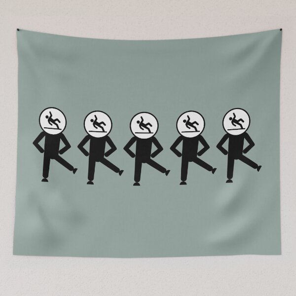 Item preview, Dancing Emojis with Slippery Heads designed and sold by Normandie Rainwater.