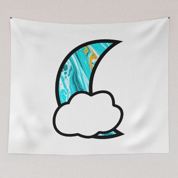 Item preview, Blue Moon, Marbled designed and sold by BuzzySpaceBee.
