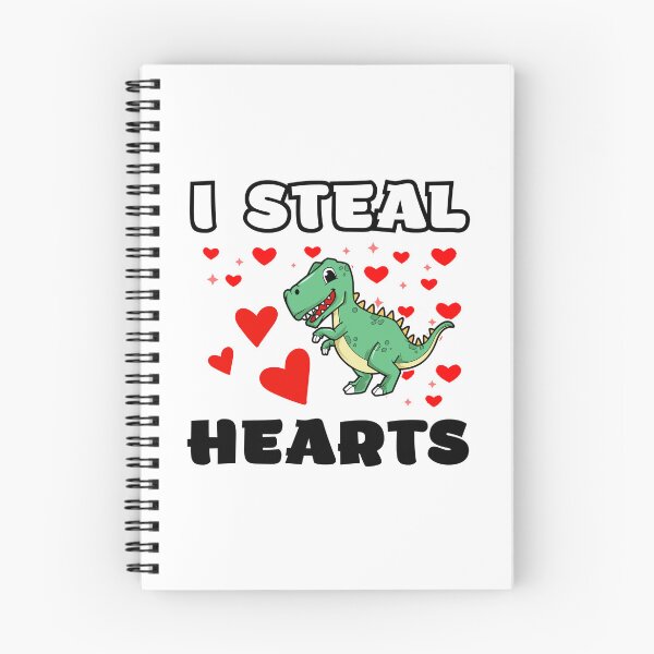 Item preview, Boys Valentines Day Kids Dinosaur T rex Lover I Steal Hearts designed and sold by KryptonianBoy.