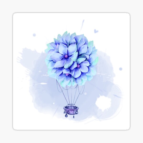 Item preview, Flower hotair ballon designed and sold by Aneriso.