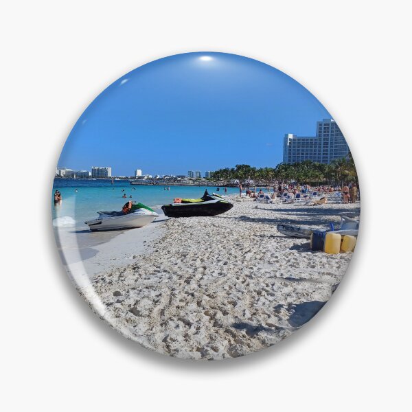 Item preview, Beach at the hotel zone in Cancun, Quintana Roo, Mexico designed and sold by Kirsten Covington.