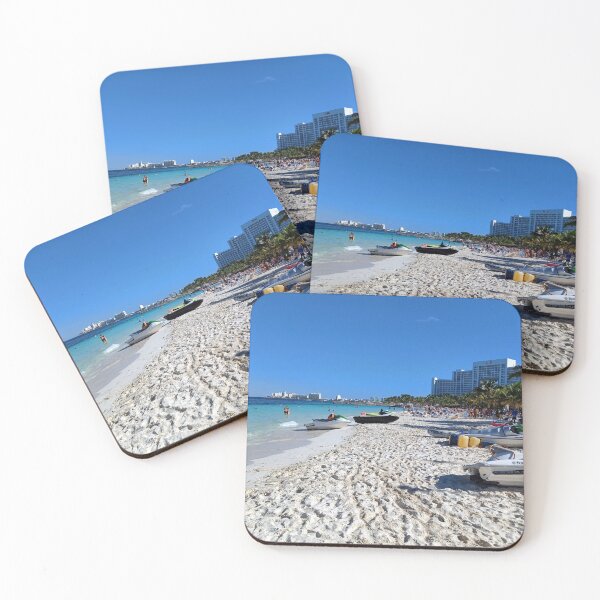 Item preview, Beach at the hotel zone in Cancun, Quintana Roo, Mexico designed and sold by Kirsten Covington.