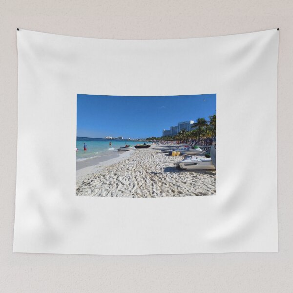 Item preview, Beach at the hotel zone in Cancun, Quintana Roo, Mexico designed and sold by Kirsten Covington.