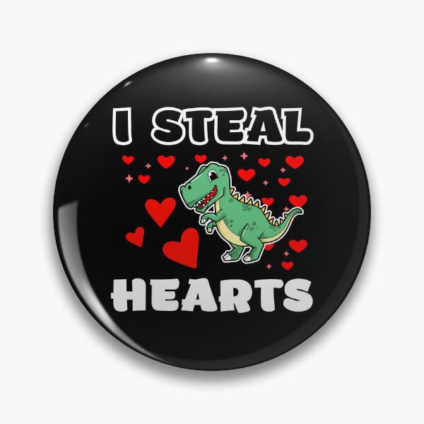 Item preview, Boys Valentines Day Kids Dinosaur T rex Lover I Steal Hearts designed and sold by KryptonianBoy.
