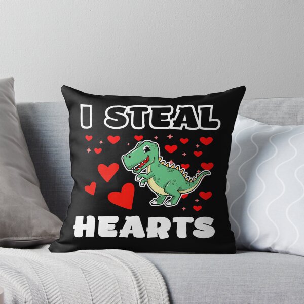 Item preview, Boys Valentines Day Kids Dinosaur T rex Lover I Steal Hearts designed and sold by KryptonianBoy.