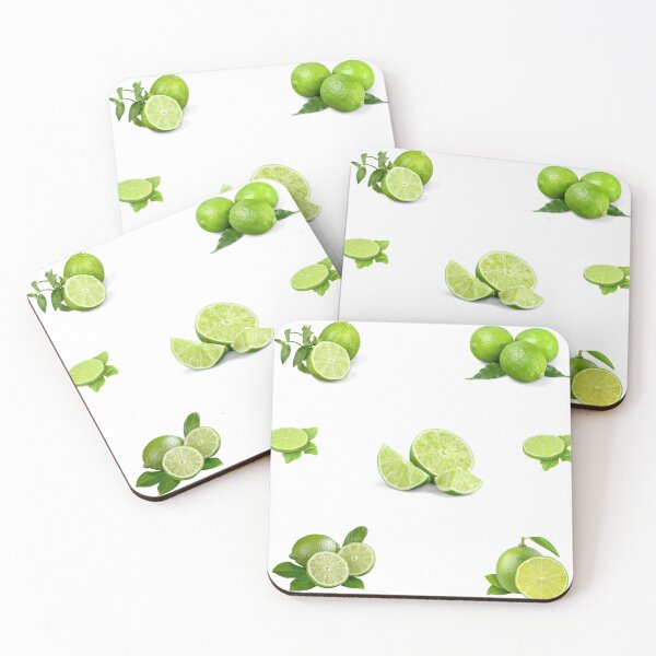 Item preview, Green Limes and Lime Slices designed and sold by silviaol.