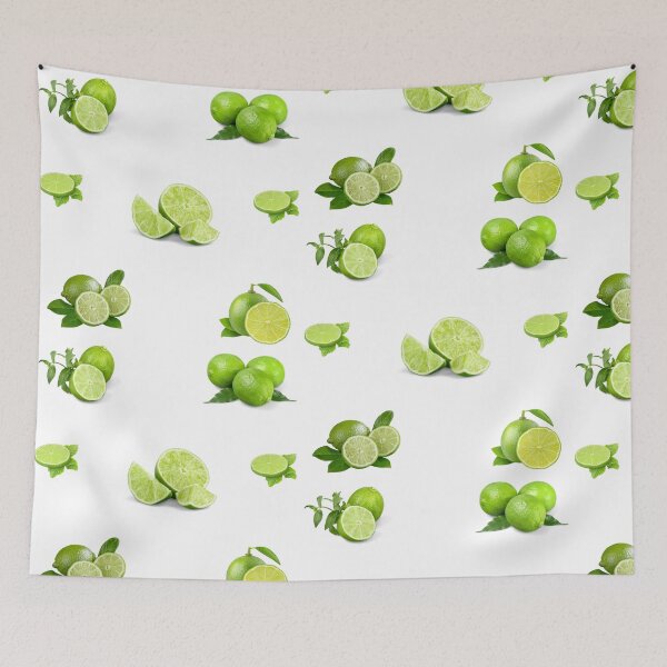 Item preview, Green Limes and Lime Slices designed and sold by silviaol.