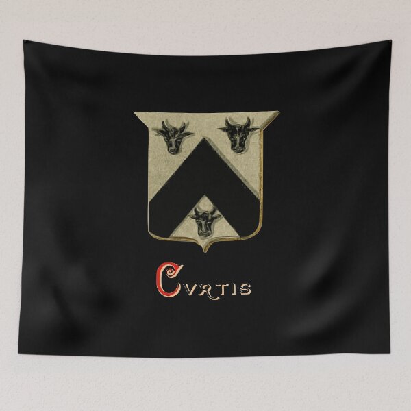Item preview, Curtis Family Coat of Arms designed and sold by Heraldica.
