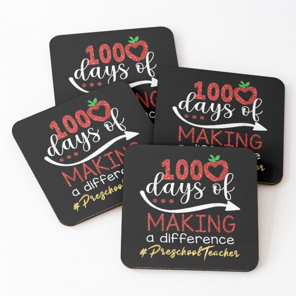 Item preview, 100 Days Of Making A Difference Preschool Teacher  designed and sold by mchargue12.