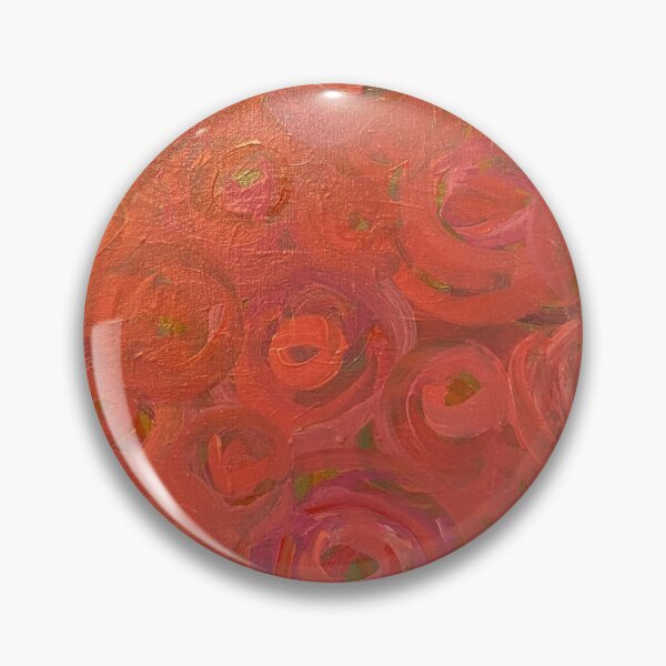 Item preview, Red gold poppies designed and sold by Robin Greenberg.